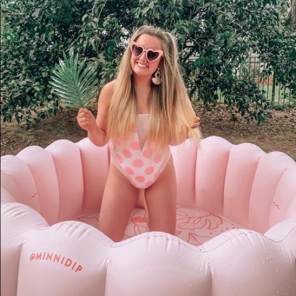 MinniDip Other - LAST ONE!! MinniDip Blushing Palms Inflatable Pool